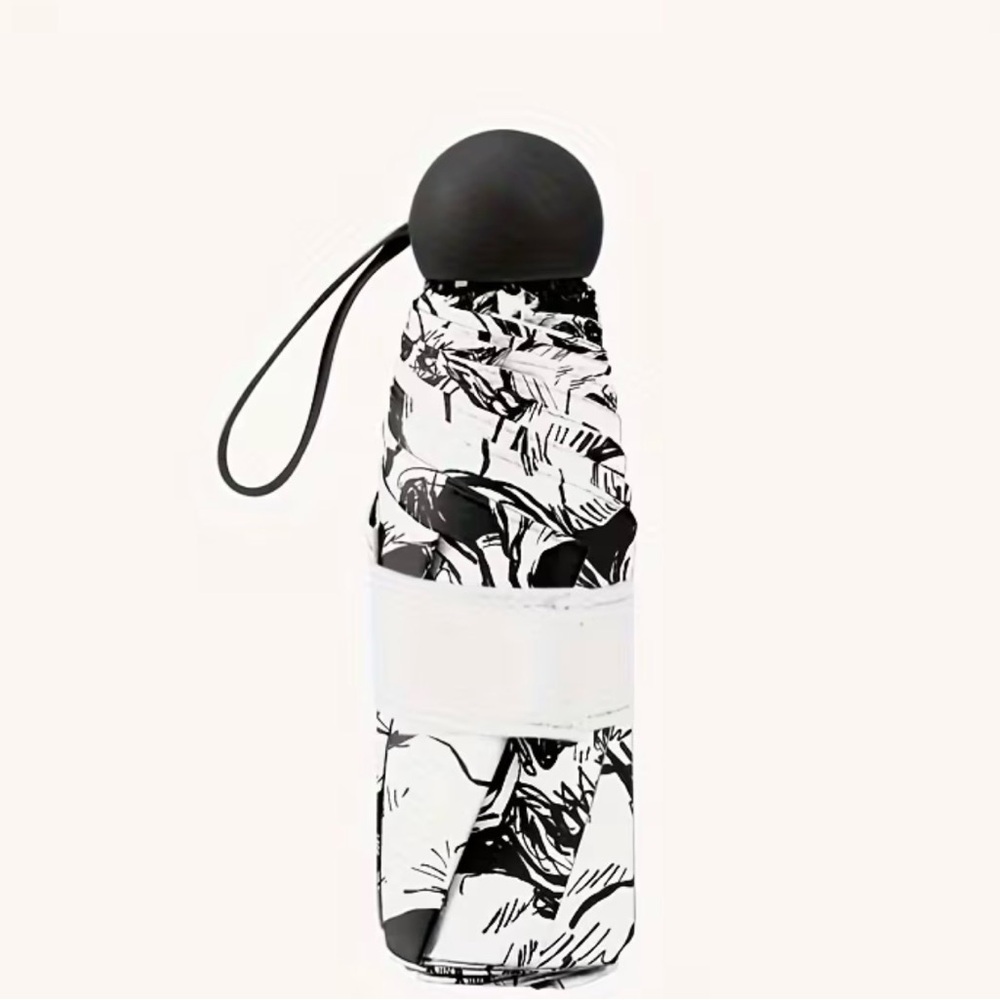 Hexagonal Skull Pattern umbrella NWT - image 3